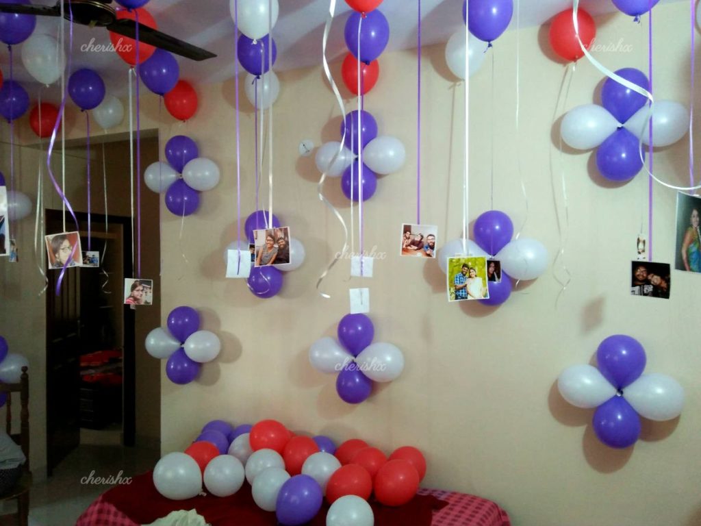 Get Balloon Decoration For Birthday Party At Home Images - cackle-loud