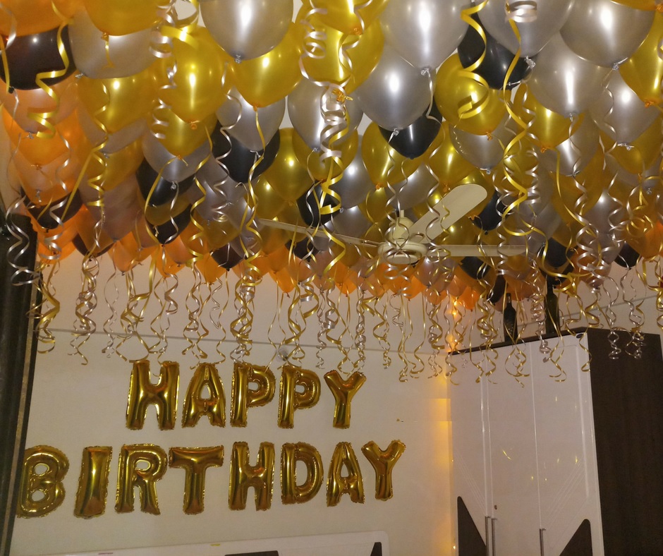 Room Decorations For Birthday Balloon Decoration At Home For